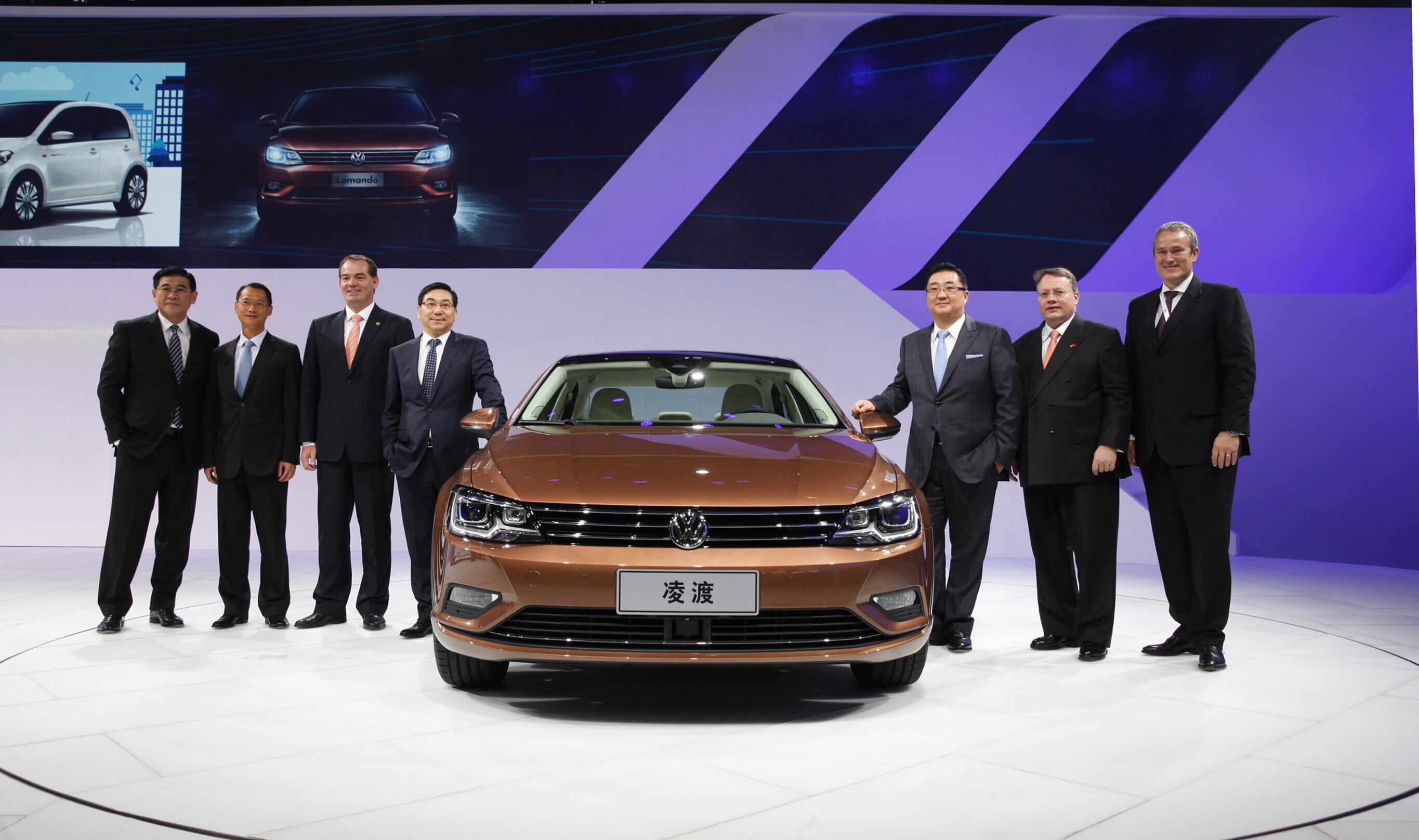 Lamando凌渡预售 上海大众汽车VW品牌七大车系亮相广州车展