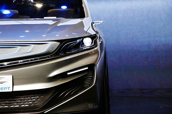 吉利mpv概念车上海车展全球首发亮相