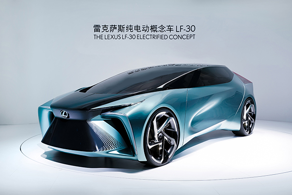 LEXUS雷克萨斯纯电动概念车LF-30于2020北京国际车展中国首秀